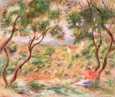 The Vines at Cagnes, 1906 by Pierre Auguste Renoir